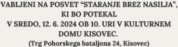 Staranje brez nasilja